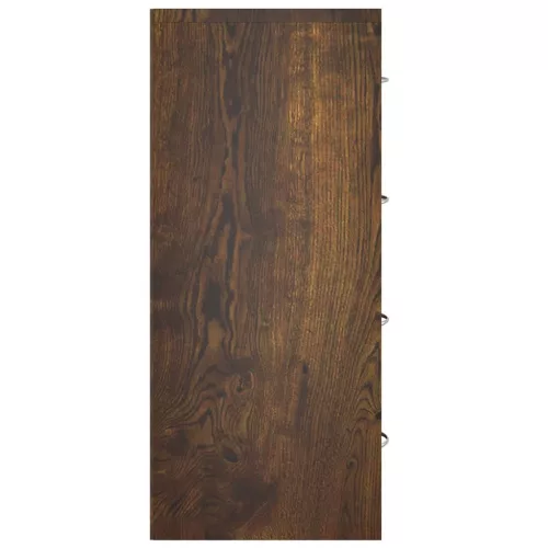  füstös tölgy tálalószekrény 4 fiókkal 60 x 30,5 x 71 cm