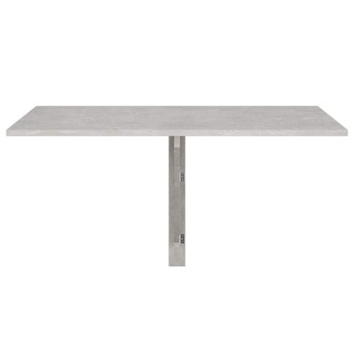  betonszürke szerelt fa összecsukható fali asztal 100x60x56 cm