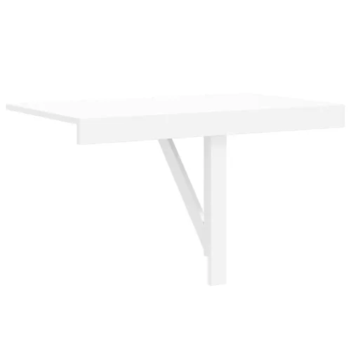  magasfényűfehér szerelt fa összecsukható fali asztal100x60x56cm