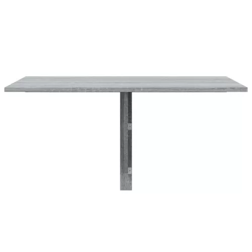  szürke sonoma szerelt fa összecsukható fali asztal 100x60x56 cm