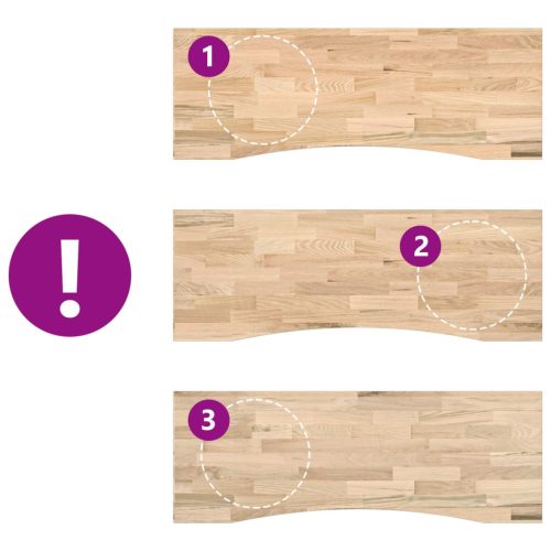  Asztal tárolóval Fehér és Természetes 140 x 60 cm Tömör Tölgyfa