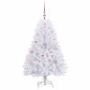  Műanyag Hajtogatós Karácsonyfa Fehér 120 cm PVC és Acél