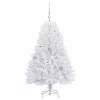  Műanyag Hajtogatós Karácsonyfa Fehér 120 cm PVC és Acél