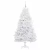  Műanyag Hajtogatós Karácsonyfa Fehér 180 cm PVC és Acél