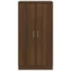  barna tölgy színű szerelt fa cipősszekrény 55 x 35 x 108 cm