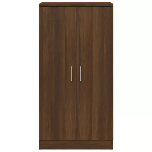  barna tölgy színű szerelt fa cipősszekrény 55 x 35 x 108 cm
