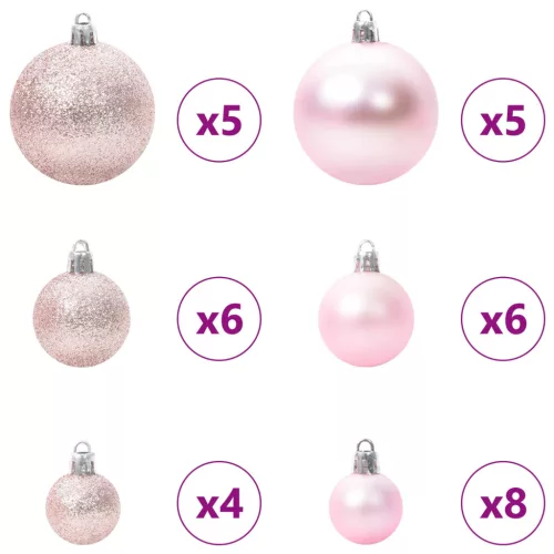  Mű karácsonyfa 150 LED-del állvánnyal Fehér 120 cm PVC és Acél