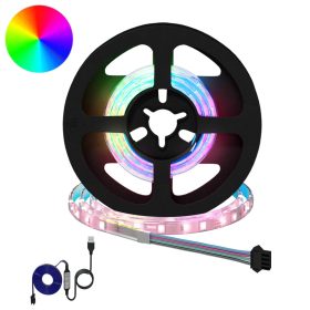  LED szalag 4 pcs Fekete és Átlátszó 40 x 0,8 x 0,3 cm