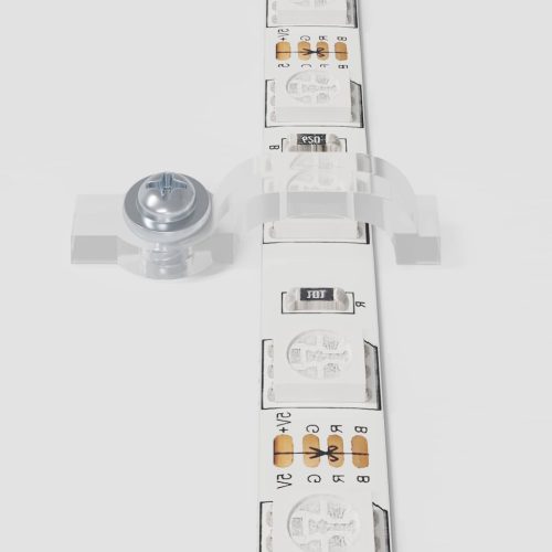  LED szalag 4 pcs Fekete és Átlátszó 95 x 0,8 x 0,3 cm