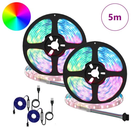  LED szalag 4 pcs Fekete és Átlátszó 250 x 0,8 x 0,3 cm