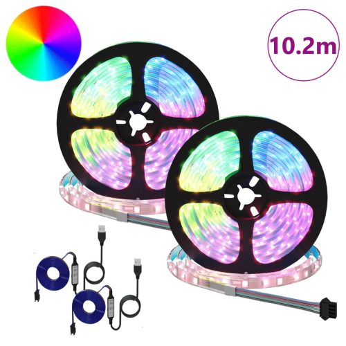  LED szalag 4 pcs Fekete és Átlátszó 510 x 0,8 x 0,3 cm