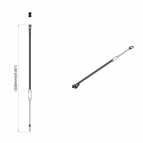  LED szalag 4 pcs Fekete és Többszínű 150 cm Réz és műanyag