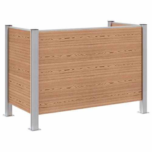  Hulladék Gyűjtő Kerítés Barna 161 x 85 x 115 cm