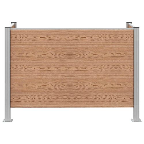  Hulladék Gyűjtő Kerítés Barna 161 x 85 x 115 cm