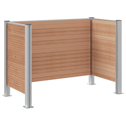  Hulladék Gyűjtő Kerítés Barna 161 x 85 x 115 cm