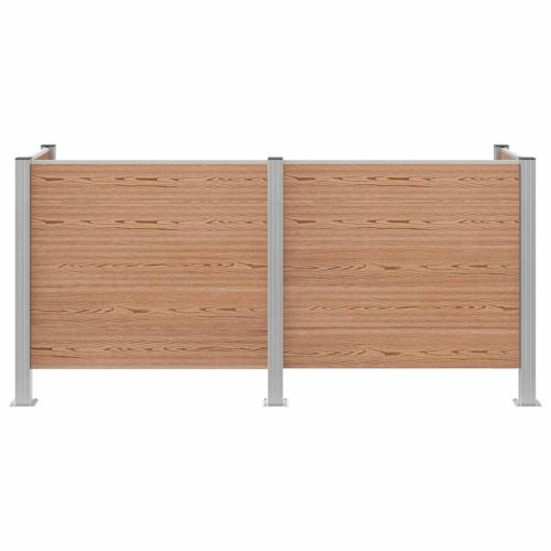  Hulladék Gyűjtő Kerítés Barna 237 x 85 x 115 cm