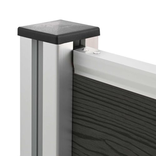  Hulladék Gyűjtő Kerítés Szürke 315 x 85 x 115 cm