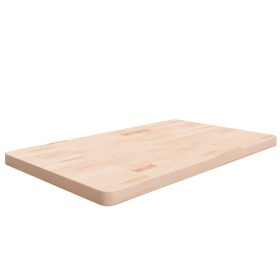  kezeletlen tömör fa fürdőszobai pult 100 x 60 x 4 cm