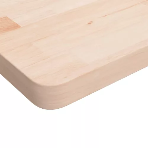  kezeletlen tömör fa fürdőszobai pult 100 x 60 x 4 cm