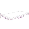  világosbarna kezelt tömör fa fürdőszobai pult 100x50x2,5 cm
