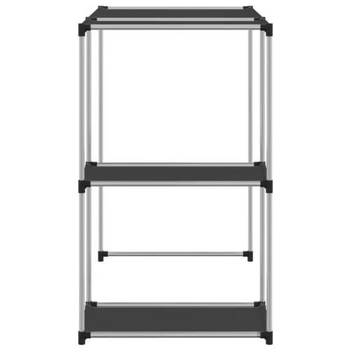  2 szintes fekete mosógép feletti tárolóállvány 87x55x90,5 cm