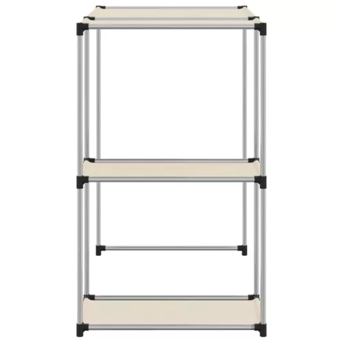  2 szintes krémszínű mosógép feletti tárolóállvány 87x55x90,5 cm