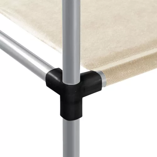  2 szintes krémszínű mosógép feletti tárolóállvány 87x55x90,5 cm