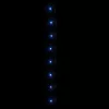  kék fényű PVC LED-füzér 150 LED-el 15 m