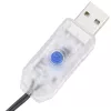  színes fényű PVC LED-füzér 150 LED-el 15 m
