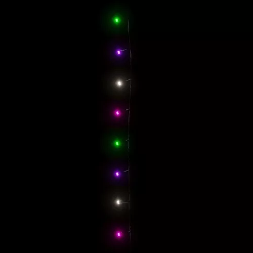  színes pasztell fényű PVC LED-szalag 600 LED-del 60 m