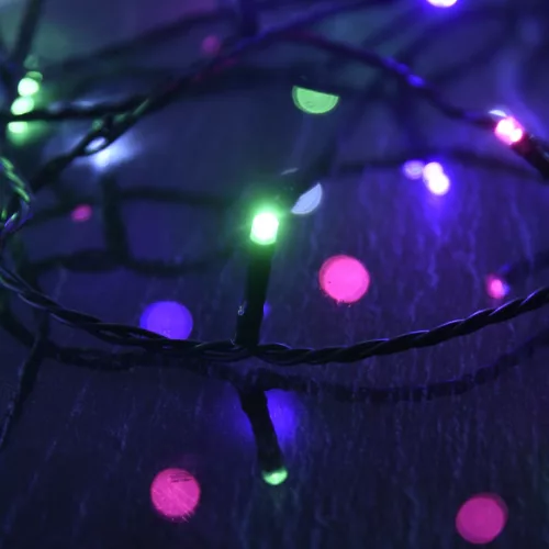  színes pasztell fényű PVC LED-szalag 600 LED-del 60 m