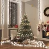  hideg fehér fényű fürtös PVC LED-szalag 400 LED-del 7,4 m