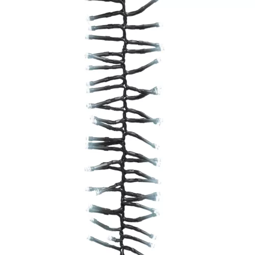  hideg fehér fényű fürtös PVC LED-szalag 400 LED-del 7,4 m