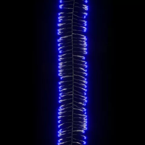  kék fényű fürtös PVC LED-szalag 1000 LED-del 11 m