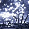  hideg fehér fényű fürtös PVC LED-szalag 2000 LED-del 17 m