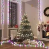  színes pasztell fényű fürtös PVC LED-szalag 2000 LED-del 17 m