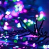  színes pasztell fényű fürtös PVC LED-szalag 2000 LED-del 17 m