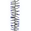  kék fényű fürtös PVC LED-szalag 3000 LED-del 23 m