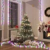  színes pasztell fényű fürtös PVC LED-szalag 3000 LED-del 23 m