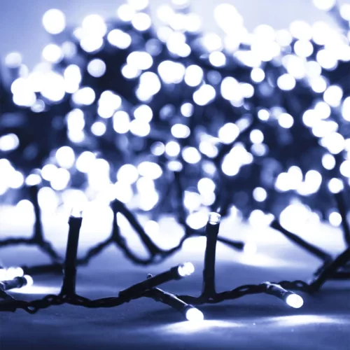  hideg fehér fényű kompakt PVC LED-szalag 2000 LED-del 20 m