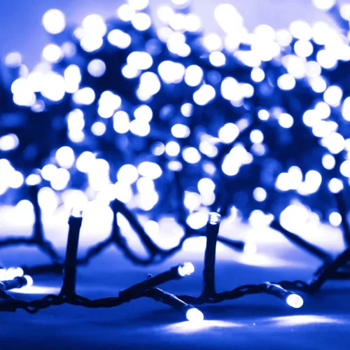  kék fényű kompakt PVC LED-szalag 2000 LED-del 20 m