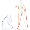  karácsonyi Mária és József figura 264 LED-del 40x55 / 38x100 cm