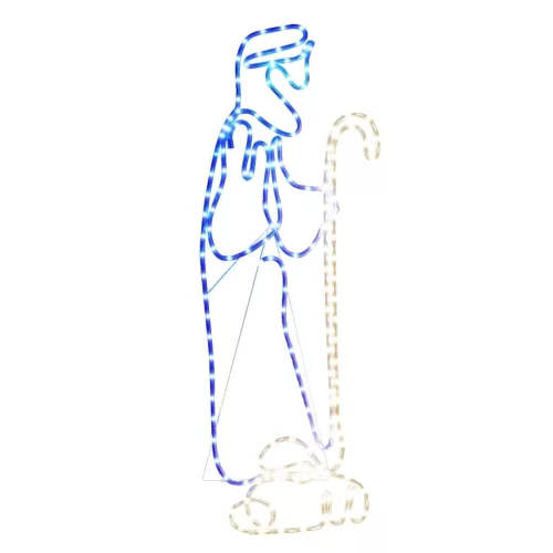  karácsonyi pásztor és bárány figura 168 LED-del 102,5 x 35 cm