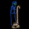  karácsonyi pásztor és bárány figura 168 LED-del 102,5 x 35 cm