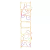  összecsukható Mikulás a létrán figura 552 LED-del 50 x 200 cm