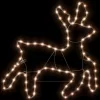  meleg fehér karácsonyi rénszarvasfigura 72 LED 57 x 55 x 4,5 cm
