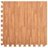  Puzzle edzőszőnyegek 24 pcs Barna 8,64 ㎡ EVA hab