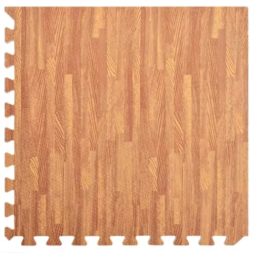  Puzzle edzőszőnyegek 24 pcs Barna 8,64 ㎡ EVA hab