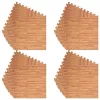  Puzzle edzőszőnyegek 24 pcs Barna 8,64 ㎡ EVA hab