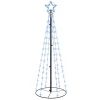  kúp alakú karácsonyfa 108 kék LED-del 70 x 180 cm